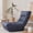 Blue, variant on White Multifunctional Single Sofa, Adjustable Backrest, Thick Foam-Padded Cushion, Rectangular Lazy Sofa, Modern, for Living Room, Bedroom