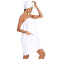 thumbnail image 6 of Eternatastic Womens Bath Shower Wrap Body Towel Terry Cloth Spa Bath Towel Wrap with Adjustable Closure, 6 of 7