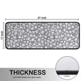 thumbnail image 5 of Kitchen Rugs Sets Of 2,Gray Christmas Snowflake Pattern Anti Fatigue Kitchen Mat Rugs Non Slip Washable,Decorative Kitchen Floor Mats for Kitchen,Sink,Laundry,17"x47"+17"x47", 5 of 5