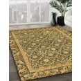 thumbnail image 2 of Ahgly Company Indoor Rectangle Abstract Yellow Abstract Area Rugs, 6' x 9', 2 of 6