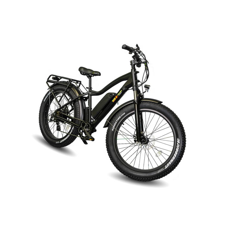 ewheels electric bicycle e-24 Duke (White/Black) while the large mechanical disc brakes deliver exceptional stopping power whenever and wherever its needed! MEGAWHEELS EB01 Electric Bike
