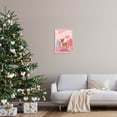 thumbnail image 2 of Oh Deer Christmas Is Here Phrase Holiday Graphic Art White Framed Art Print Wall Art, 2 of 7