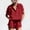 Set-11Red, variant on LEWKW Women's 2 Piece Linen Outfits Short Sleeve Button Down Shirt & Shorts Sets Summer Lounge Wear Casual Loose Beach Vacation Matching Streetwear