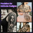 thumbnail image 5 of Phomemo M08F Bluetooth Tattoo Stencil Printer - Wireless Thermal Printer with 10 Free Papers, Portable Tattoo Machine for Artists & Beginners, Works with Phone、iPad、Tablet & PC (Black), 5 of 11
