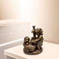 thumbnail image 4 of GUOOL PETSOLA Résine Artwork Enfants Enfants Jardin Statue Résine Garçon et Fille Sculpture Bain, 4 of 9
