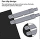thumbnail image 5 of Gel Pens, 0.5mm Fine Tip Quick Dry Black Ink Pen Retractable, Nursing School Essentials, School Supplies, Gifts for Women (6 Pieces - Black Ink), 5 of 5