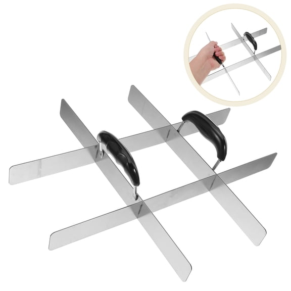 DEEPCRAFF Stainless Steel Cake Slicer for Home Baking - Multipurpose Precise Cake Portion Cutter Tool