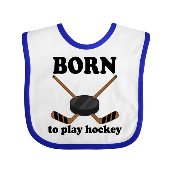 Inktastic Future Hockey Player Born to Play Hockey Boys Baby Bib