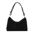 thumbnail image 2 of Bolso para Las Axilas Hombro Con Entramado Vintage Bolsos Casuales Mujer Gran Capacidad Compras Simples, 2 of 9