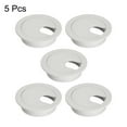 thumbnail image 4 of Cable Hole Cover, 1-3/8" Plastic Desk Grommet for Wire Organizer 5 Pcs (Gray), 4 of 4
