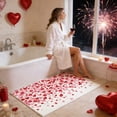 thumbnail image 2 of TIELUTT Valentines Day Area Rug Red Heart Valentine Small Entryway Rugs Non Indoor Outdoor Front Door Mat Soft Couch Throws Tan Carpet Big Knotted Blankets Long Hair Rugs for Bedroom Bedroom Rug 8x10, 2 of 4