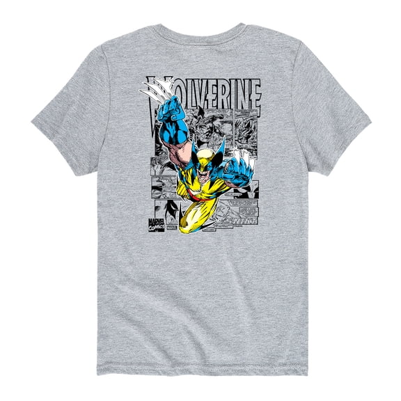 Marvel Wolverine - Comic Book Panels - Toddler and Youth Short Sleeve Graphic T-Shirt
