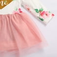thumbnail image 5 of Sinhoon Baby Girls 1st Birthday Outfit Long Sleeve Floral Tutu Dress Skirt Set Cake Smash Photo Shoot Party Dresses, 5 of 6