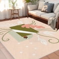 thumbnail image 2 of 6'x9' bedroom carpet office mat for carpet animal print area rug area rug runner low pile area rug, 2 of 10