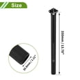 thumbnail image 4 of Unique Bargains Bike Suspension Seatpost 30.8x350mm Saddle Post Seat Matte Black Carbon Fiber, 4 of 8