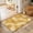 Amber, variant on 2x3 Ft Entryway Area Rug, Grey Botanical Kitchen Rug Runner Washable Floor Mat, Summer Palm Leaves Foliage Tropical Non Slip Indoor Door Mat Throw Carpet for Bathroom Living Room Bedroom