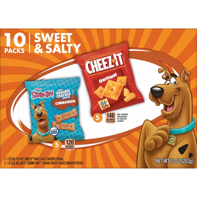 Cheez-It, SCOOBY-DOO! Variety Pack Snacks, Lunch Snacks, 10 Count