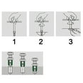 thumbnail image 3 of 10 X Thread Adapter Internal and External Thread Nut Screw Set Thread Reducer M8*1.25-M12*1.5-L15mm, 3 of 3