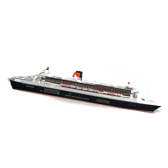 DIY 1:400 Queen Mary II Cruise Liner Ship 3D Paper Model Unassembled Kit TAPDRA Spare Part