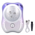 thumbnail image 2 of Electric Beard Clipper Highly Effective Fast Charging Portable Waterproof Mini Electric Beard Trimmer for Home Travel Gradient Purple,ElectricBeardTrimmer,MiniElectricTrimmer, 2 of 5