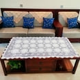 thumbnail image 6 of Handmade Macrame Table Runner For Wedding Decor, Crochet Hollow Out Retro Table Runner Rectange Dresser Scarf Tablecloth With Lace For Dining Table Tea Table-50*160cm-white, 6 of 7