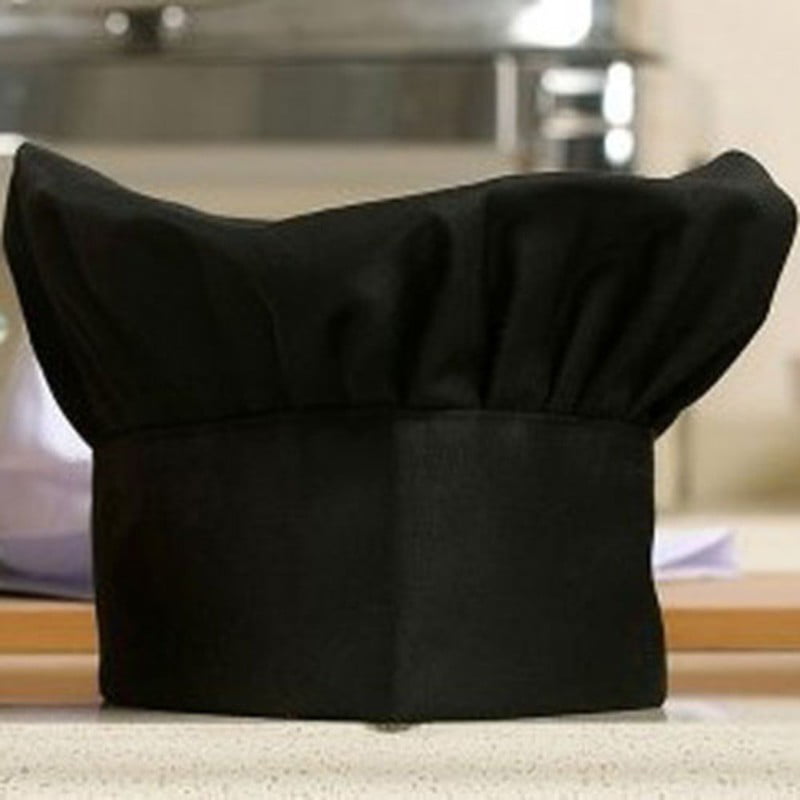 Comfortable Cook Adjustable Adult Kitchen Baker Chef Elastic Cap Hat Catering JH 