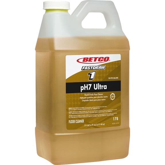 Betco® pH7 Ultra Fastdraw Floor Cleaner, 67.6 Oz Bottle, Case Of 4