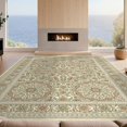 thumbnail image 2 of Design&I 6'x9' Washable Area Rug Snag-Free Boho Quartered Table Motif Symmetrical Interlocking Mediterranean for Dining Room, Under Office, 2 of 7