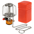 thumbnail image 1 of Outdoor Camping Gas Lantern Piezo Ignition Portable Mini Gas Tent Lamp Light Camping Equipment Cooking Accessories,1 x Camping Gas Lamp,Silver, 1 of 7