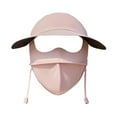 thumbnail image 3 of Mascarilla facial de verano multifuncional con protección solar para correr y montar a caballo. rosa, 3 of 9