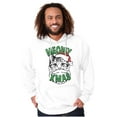 thumbnail image 5 of Cute Meowy Xmas Funny Santa Cat Pun Hoodie Sweatshirt Women Men Brisco Brands X, 5 of 6