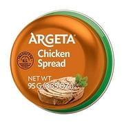 Argeta Pate Spread, Chicken, 95 Gram (Pack of 48)