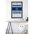 thumbnail image 6 of NFL Dallas Cowboys - Champions 13 Wall Poster, 22.375" x 34", Framed, 6 of 6