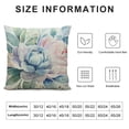 thumbnail image 5 of Shiartex Cactus Succulent Plants Pillow Covers Watercolor Flower with Leaves Cushion Cover Cotton Home Decorative Pillow Case for Sofa Bed Decor, 5 of 5
