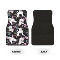 thumbnail image 2 of Wukai Cute Poodle Dog Front Car Floor Mats Four-Piece Set Front & Rear Universal Car Floor Mats for SUVs, Trucks, Sedans, 2 of 7
