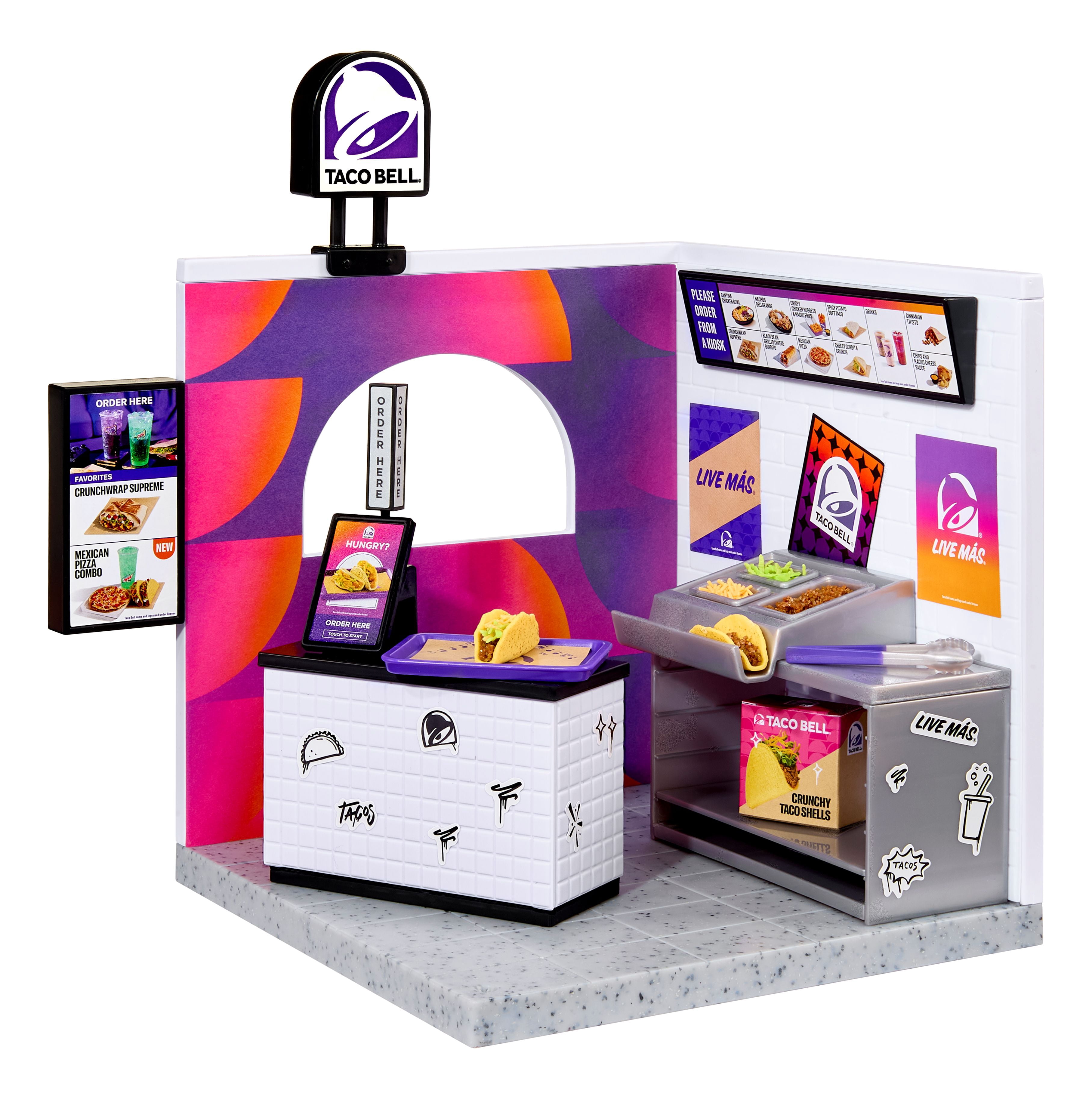 MGA's Miniverse Make It Mini Taco Bell Restaurant DIY Toy Set for Ages 8+