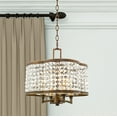 thumbnail image 4 of Livex Lighting Grammercy Convertible Mini Chandelier in Palacial Bronze, 4 of 13