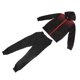 thumbnail image 3 of Conjunto de sudadera y pantalones deportivos con cremallera para hombre, resistente al viento, chaqueta polar cálida, pantalones para otoño e invierno, color negro, L, 3 of 14