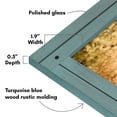 thumbnail image 2 of Americanflat Rustic Picture Frame - Unique Farmhouse Look - 18" x 24" - Rustic Turquoise, 2 of 8