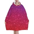 thumbnail image 1 of Couverture de Planche à Roulettes Chandail à Capuchon Surdimensionnée Couverture à Capuche Portable Couverture Chaude Chandail en Molleton pour Femmes Hommes Adolescents, 1 of 8