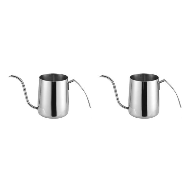 Advancent Hervidor de agua para café, recipiente de acero inoxidable grueso para verter sobre hervidores, ollas de café de mano para en el Type1 NO1