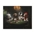 thumbnail image 5 of Dogs Playing Poker New York Animals Playing Card Canvas Wall Art for Home Decor Ready-to-Hang, 5 of 16