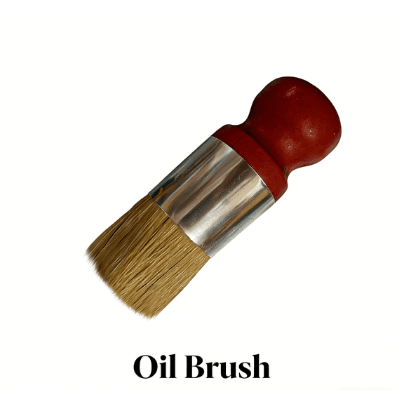 Non-Shedding Oil Brushes for Furniture & Wood Cleaning | Reusable Paint & Finish Applicator | 1 Brush