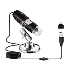 Mini Microscopio Para Niños Microscopio Digital Portátil Para Niños 1000X - Con Pantalla 2, 8 LEDs, Batería 600mAh Y Función De Foto/vídeo