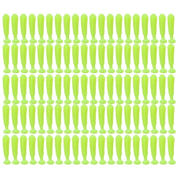 KUFptva 100Pcs Artificial Baits Fishing Lures Paddle Tail Swimbait for Trout Fishing Lures Swim Baits for Saltwater Fishing