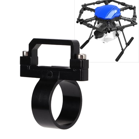 EBTOOLS Agriculture Drone Plug Fixed Parts XT90 Power Plug Fixed Mount XT90 Power Plug Fixing Connector Holder Mount 20mm Tube Clamp Connecting Parts For Agriculture UAV Plant Protection Drone Black