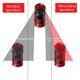 thumbnail image 2 of Livtee Espejo Rectangular Enmarcado Para Puntos Ciegos, Vidrio Hd Y Carcasa De Abs, Espejo Retrovisor Convexo De Gran Angular Con Varilla Ajustable Para Automóvil Universal (2 Piezas), 2 of 5