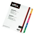 thumbnail image 1 of Offix OF-CR213-5NSRD Colour-Coded Index Divider 1-5 - 1 Each, 1 of 1