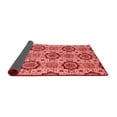 thumbnail image 2 of Ahgly Company Indoor Square Abstract Red Modern Area Rugs, 8' Square, 2 of 4