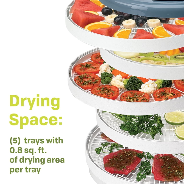 Nesco Professional 600W 5-Tray Food Dehydrator FD-75PR with